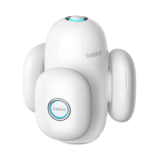 White bebird Home 30 S ear cleaner device on white background.