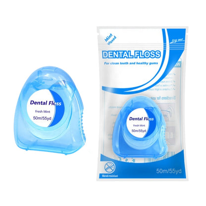 Premium Mint Waxed Dental Floss (50m)