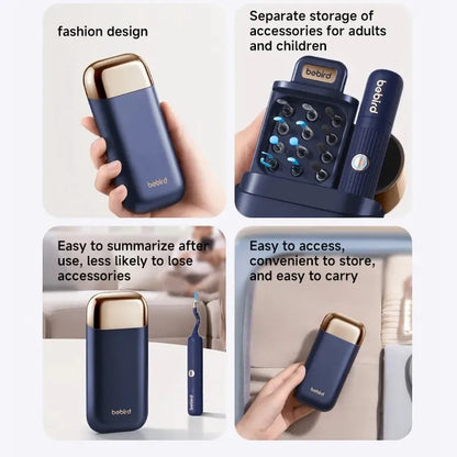 Bebird EarSight Plus I35R product packaging with features highlighted on a white background