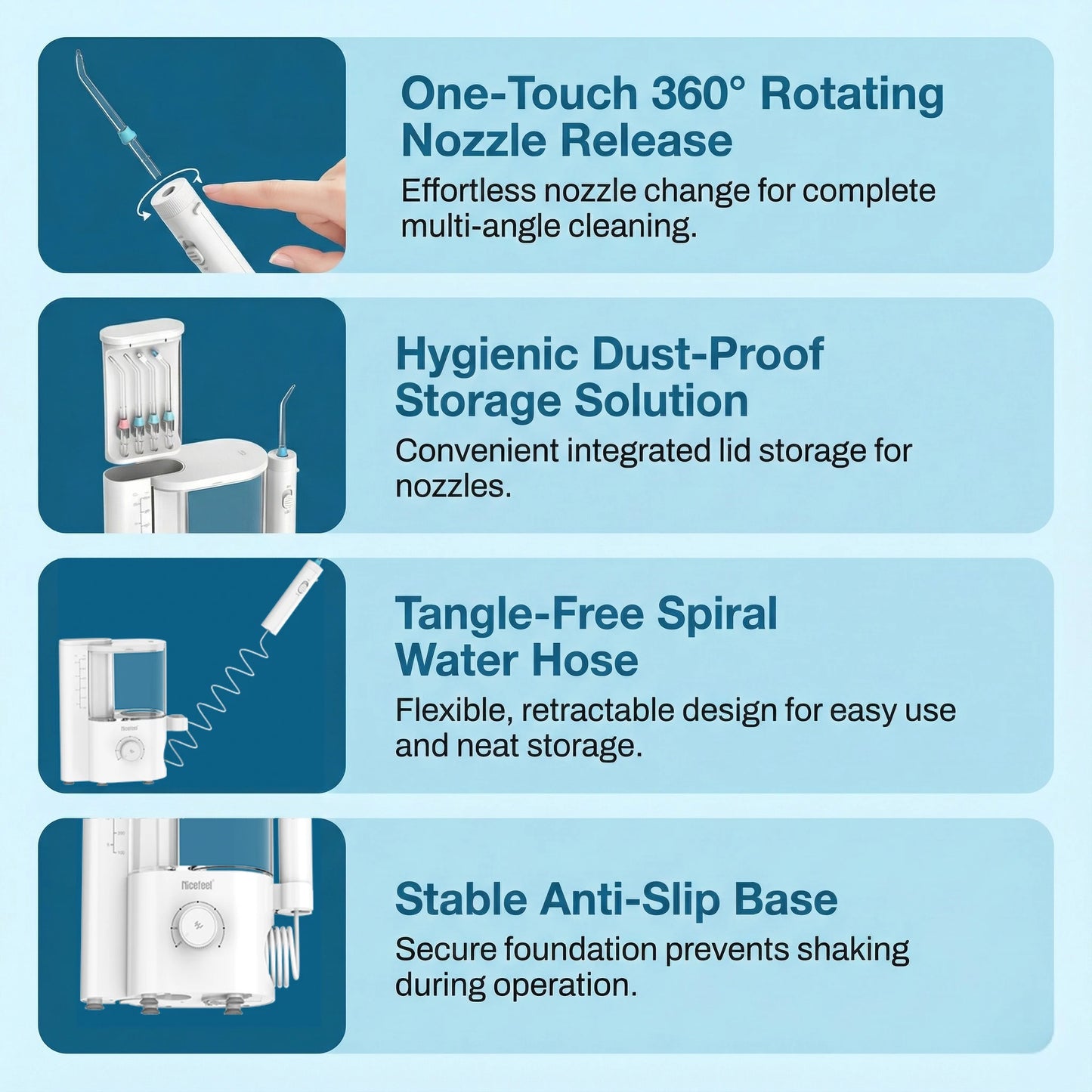 Nicefeel FC175 — Countertop Water Flosser