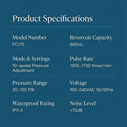 Nicefeel FC175 — Countertop Water Flosser