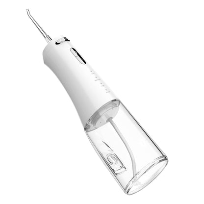 Nicefeel white portable dental water flosser on a white background