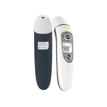 Digital thermometer on a white background