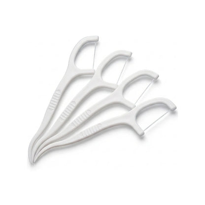 Premium Extra-Strong Floss Picks - 100 Pcs