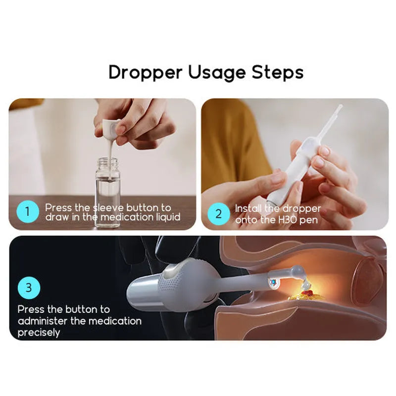 Step-by-step guide on using the Bebird Home 30S dropper